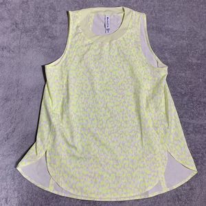 Athleta Zephyr Tank Womens Animal Print Pullover Workout Athletic Size XS